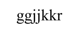 GGJJKKR trademark