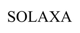 SOLAXA trademark