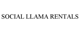 SOCIAL LLAMA RENTALS trademark