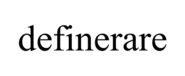 DEFINERARE trademark