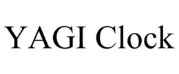YAGI CLOCK trademark
