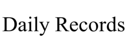DAILY RECORDS trademark