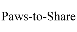 PAWS-TO-SHARE trademark