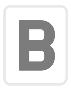 B trademark