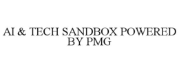 AI & TECH SANDBOX POWERED BY PMG trademark