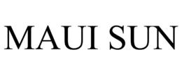MAUI SUN trademark