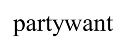 PARTYWANT trademark