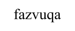 FAZVUQA trademark