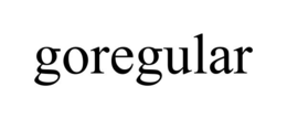 GOREGULAR trademark