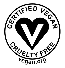 CERTIFIED VEGAN CRUELTY FREE VEGAN.ORG V trademark