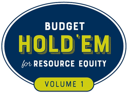 BUDGET HOLD 'EM FOR RESOURCE EQUITY VOLUME 1 trademark
