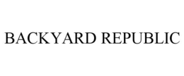 BACKYARD REPUBLIC trademark
