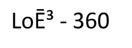 LOE3 - 360 trademark