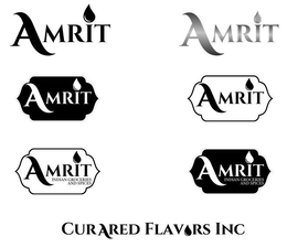 CURATED FLAVOURS INC, AMRIT, AMRIT INDIAN GROCERIES AND SPICES trademark