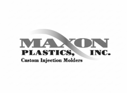 MAXON PLASTICS, INC. CUSTOM INJECTION MOLDERS trademark