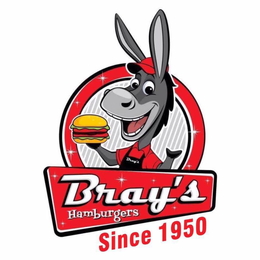BRAY'S BRAY'S HAMBURGERS SINCE 1950 trademark