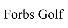 FORBS GOLF trademark