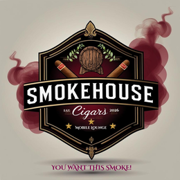 SMOKEHOUSE EST. CIGARS 2026 MOBILE LOUNGE YOU WANT THIS SMOKE! trademark