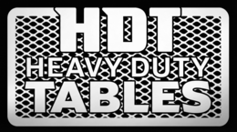 HDT HEAVY DUTY TABLES trademark