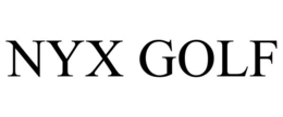 NYX GOLF trademark