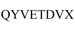 QYVETDVX trademark