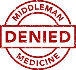 MIDDLEMAN MEDICINE DENIED trademark