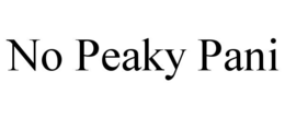 NO PEAKY PANI trademark