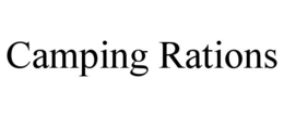 CAMPING RATIONS trademark