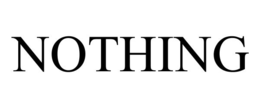 NOTHING trademark