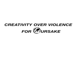 CREATIVITY OVER VIOLENCE FOR OURSAKE trademark