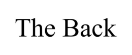 THE BACK trademark