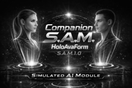 COMPANION S.A.M.   HOLOAVAFORM   S.A.M. 1.0   SIMULATED AI MODULE trademark