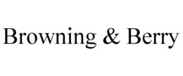 BROWNING & BERRY trademark