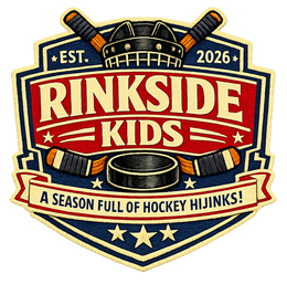 RINKSIDE KIDS A SEASON FULL OF HOCKEY HIJINKS! EST 2026 trademark