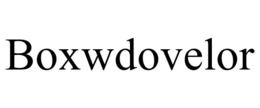 BOXWDOVELOR trademark