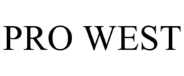 PRO WEST trademark