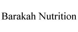 BARAKAH NUTRITION trademark