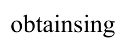 OBTAINSING trademark