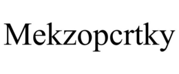 MEKZOPCRTKY trademark