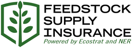 FEEDSTOCK SUPPLY INSURANCE POWERED BY ECOSTRAT AND NER trademark