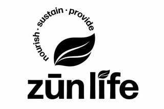 ZUN LIFE NOURISH SUSTAIN PROVIDE trademark