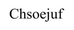CHSOEJUF trademark