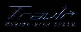 TRAVLR MOVING WITH SPEED. trademark