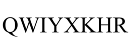 QWIYXKHR trademark