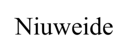 NIUWEIDE trademark