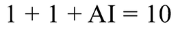 1 + 1 + AI = 10 trademark