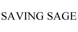 SAVING SAGE trademark