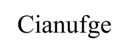CIANUFGE trademark