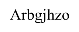 ARBGJHZO trademark