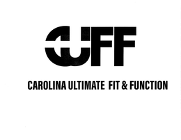CUFF CAROLINA ULTIMATE FIT & FUNCTION trademark